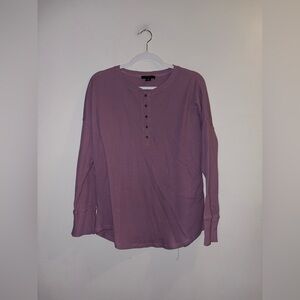 Dalia | Purple Waffle Longsleeve